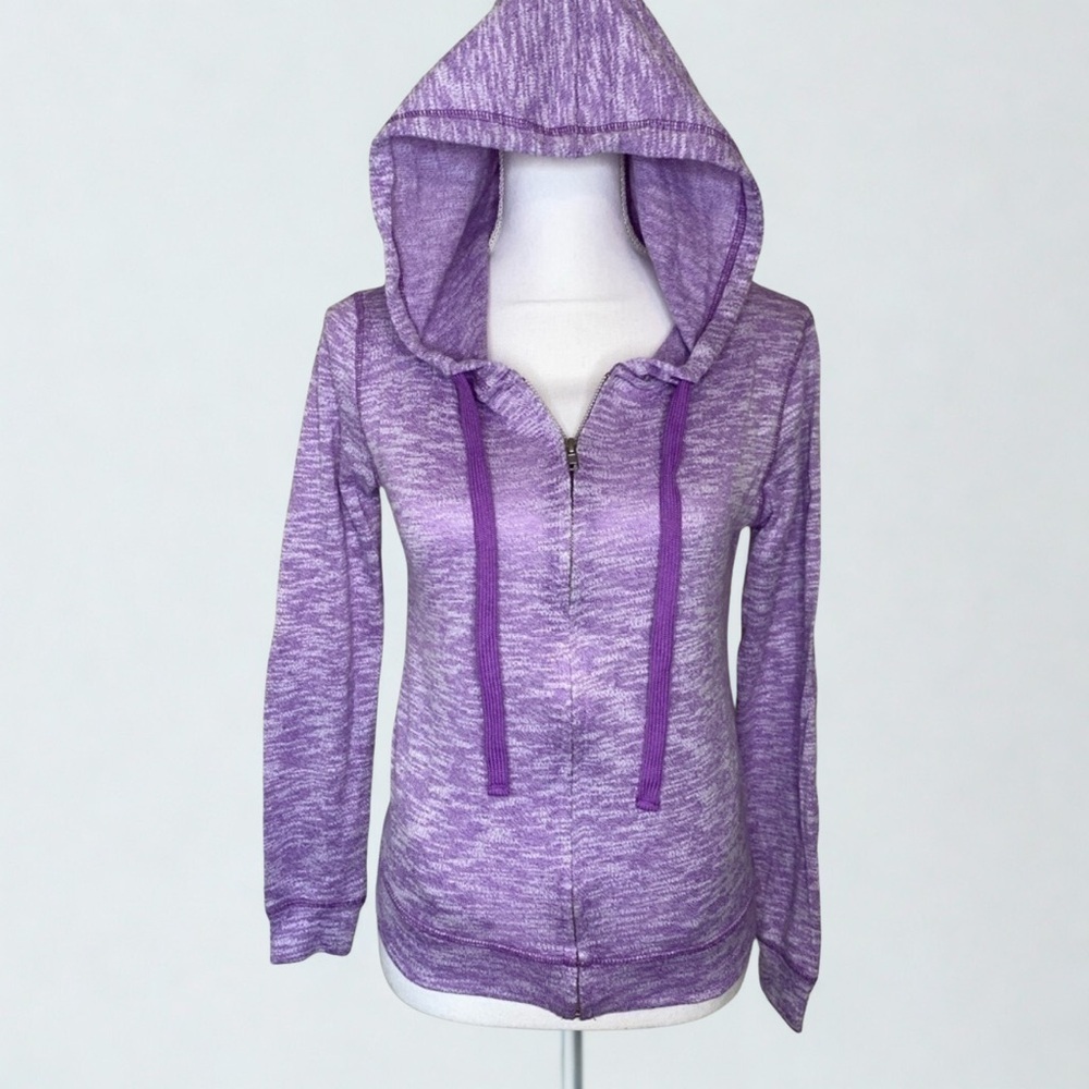 Rubber Doll Women Zip Up Lightweight Spring Hoody Size Small